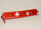 Pet/Child overboard foam life belt with integrated SS "D" rings and SS clip