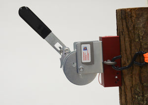Cleat-Mate with retriever, post/tree mount with tie-down strap